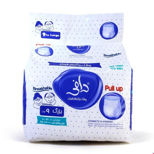 پوشک بزرگسال شورتی دافی لارج
