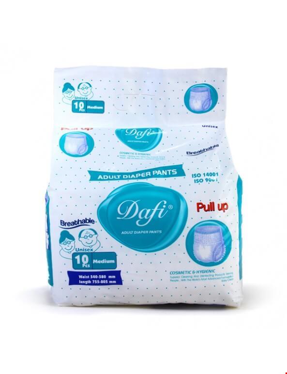  پوشک بزرگسال شورتی دافی متوسط 10 عددی 